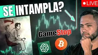 🔴LIVE~REVINE RISCUL IN PIATA? BITCOIN PUMP DUPA CPI, GME LA CER. CHATGPT MA SPERIE...