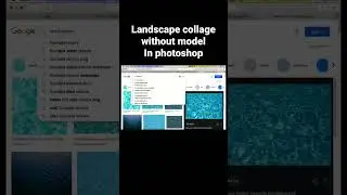 Landscape architecture collage in photoshop  