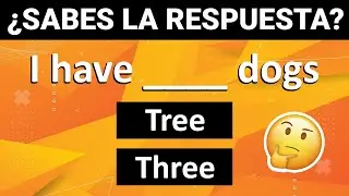 🟠 ¡PON A PRUEBA TU INGLÉS! 📝| SI PASAS ESTE TEST TU INGLÉS ES MUY BUENO ✅