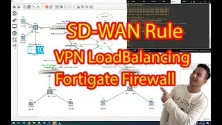 how to configure sdwan rule advpn on fortigate firewall