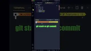 git stash vs git commit