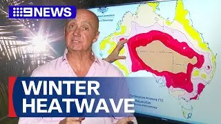 Unseasonable heatwave to hit Queenslander for last week of winter | 9 News Australia