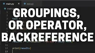 Grouping, Or Operator, and Backreferencing in Regular Expressions - Regular Expression Tutorial
