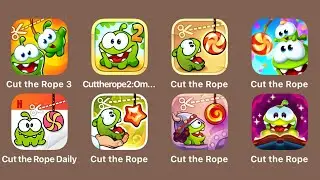 Cut the Rope 3 - Cut the Rope 2 - Cut the Rope Remastered - Daily - Experiment - Time Travel - Magic