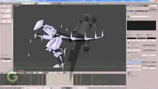 Game Maker 8: 3D Blender Animation Rig and model import (with Blender materials)