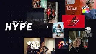 mTitle Hype FCPX Plugin - Powerful Typography Presets Exclusively For Final Cut Pro X - MotionVFX