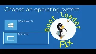 Linux alongside Windows. Fix your boot loader after a Windows update 