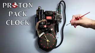 Ghostbusters Proton Pack Clock - Build Timelapse