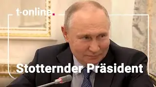 Putin gerät ins Stottern, als der Name eines Ukrainers fällt