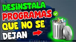How to UNINSTALL PROGRAMS Even the IMPOSSIBLE TO REMOVE
