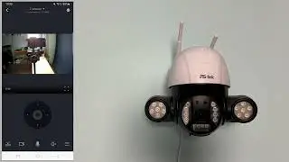 Подключение и осмотр меню поворотной камеры видеонаблюдения c ИК и LED подсветкой PS-link WPE20