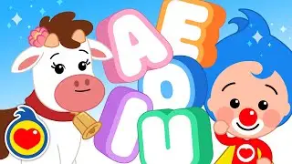 A Vaquinha Laura Aprende as Vogais 🐮 🅰️ | Música Infantil | Um Herói do Coração ❤️