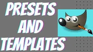 How to create presets in gimp 2020 // Create template presets in gimp for faster editing