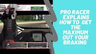 PRO DRIVER VS 'NORMAL' SIM RACER - HOW TO NAIL YOUR BRAKING SHAPE AND BRAKE LATER!