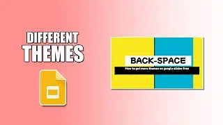 How to get different themes on google slides