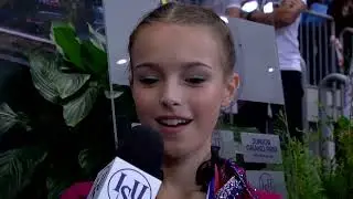 Щербакова Анна говорит на английском языке. Anna Shcherbakova – Interview. 2018 JGP Bratislava.