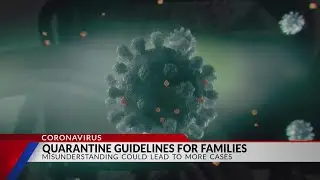 Quarantine guidelines for families with COVID-positive members