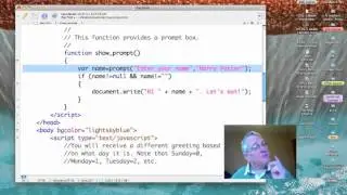 JavaScript: Prompt Pop-Up Boxes