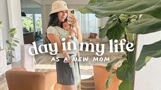 ☀️ Day in My Life as a New Mom | Routine (ish), Home Reset, and Postpartum Chit Chat