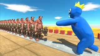 Rainbow Friends Blue Join The Infernals Army Challenge - ARBS