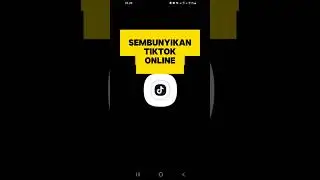 Sembunyikan tiktok sedang online