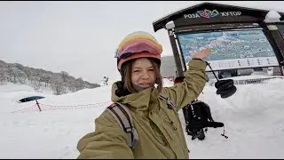 13 января ПРОСТОЙ ФРИРАЙД на Роза Хутор | Красная Поляна | Сочи 2024 4K gopro