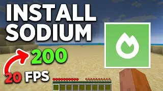 How To Download & Install Sodium Minecraft - Any version