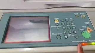 Cara mudah mereset error fotocopy canon ir 5055/6070/6570/5050