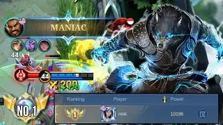 MANIAC! Roger the Deadly Beast - Top 1 Global Roger Roger by real. - Mobile Legends