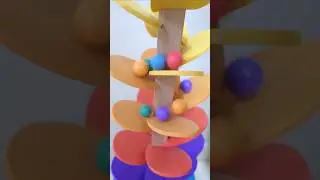 The marble run race is interesting and going well! 🏁🏆 #MarbleRunRace #FunTimes