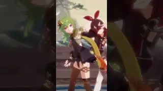 collei x amber(genshin impact)