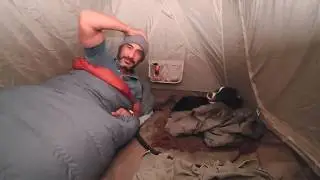 Camping In Mountain Rain Storm