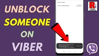 How to Unblock Someone on Viber