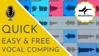 Quick, Easy and FREE Vocal Comping Software: Studio One Prime