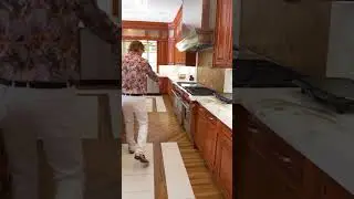 This kitchen is ENORMOUS