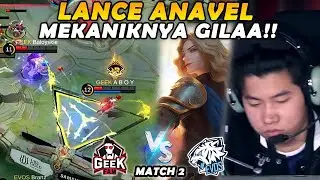 MEKANIK EVOS NGERI!! GEEK KURANG PERCAYA DIRI!! GEEK vs EVOS MATCH 2