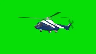HELICOPTER FLYING GREEN SCREEN VIDEO FOOTAGE HD