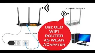How to use Old WIFI router as WLAN Adapter to connect NVR, Desktop, Wired Camera