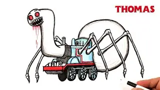 How to draw Thomas the Train.EXE