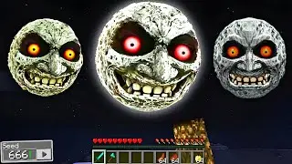 I FOUND SCARY LUNAR MOON IN MINECRAFT | MINECRAFT HORROR |