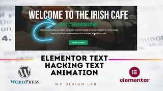 Elementor Hacking Text Animation | Elementor Tips & Tricks