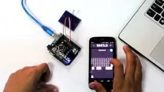 Keyboard Shield Tutorial - How to use your smartphone as a keyboard to Arduino with 1Sheeld?