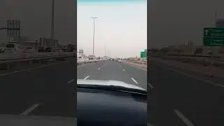 On The Way to Al Qudra Lake Dubai UAE