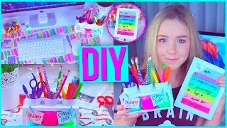 DIY ОРГАНИЗАЦИЯ РАБОЧЕГО СТОЛА / Снова В Школу / Back To School