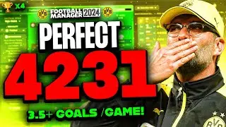 Klopp's PERFECT 4231 FM24 Tactics! -  Best FM24 Tactics For PC, Console And Mobile!