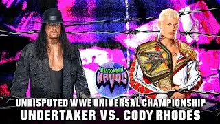 WWE 2K24 | Undertaker vs Cody Rhodes | Undisputed Championship Title Match