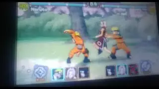 Naruto Ultimate Ninja Storm Heroes Naruto Upward Throw on Sakura Ryona