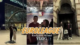 Belgrad’da Kızılyıldız - Milano Maçına Benimle Gelin 🏀 | Kiliseye Gittik ⛪️