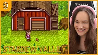 I Have A Barn! - STARDEW VALLEY - Part 9