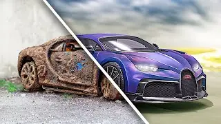 Реставрация заброшенного Bugatti Chiron | Возвращение шедевра к жизни